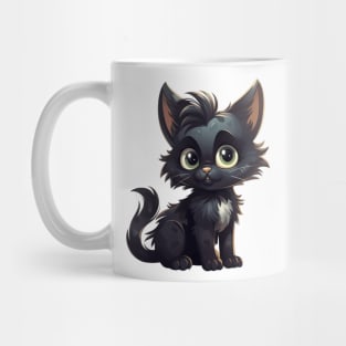 Black Kitty Cat Mug